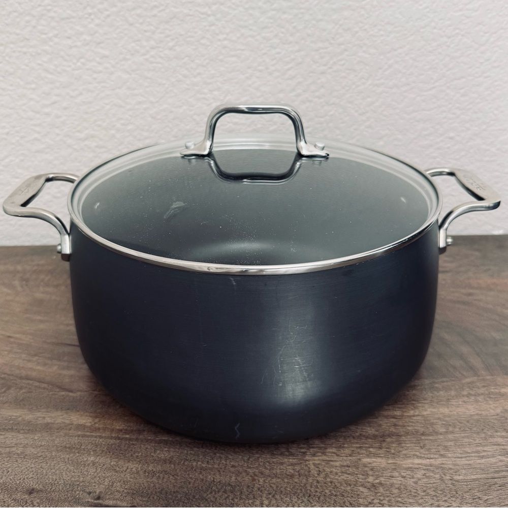 All-Clad HA1 Expert Cookware Nonstick Stockpot with Lid 8 qt
